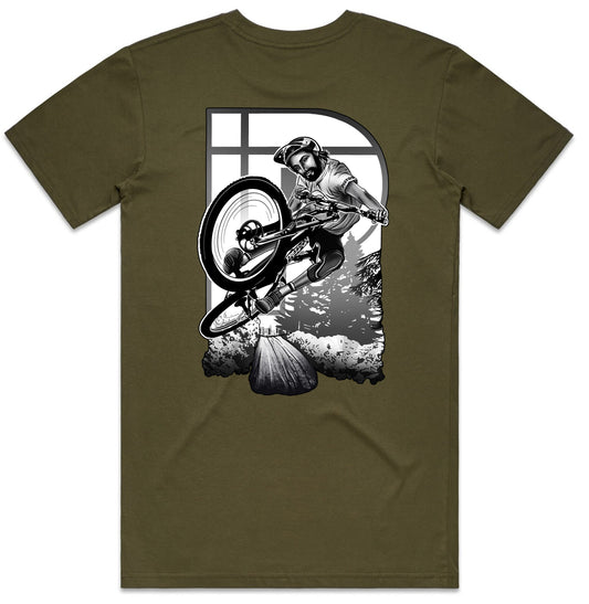 Designer Freedom Tee - Army Green